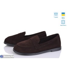 Туфлі жіночі на весну/осінь (6 пар р.36-40) коричневий  "Linda"