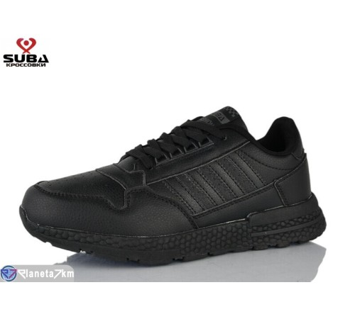 Кросівки чоловічі на весну/осінь (8 пар р.41-46) чорний  "SUBA"