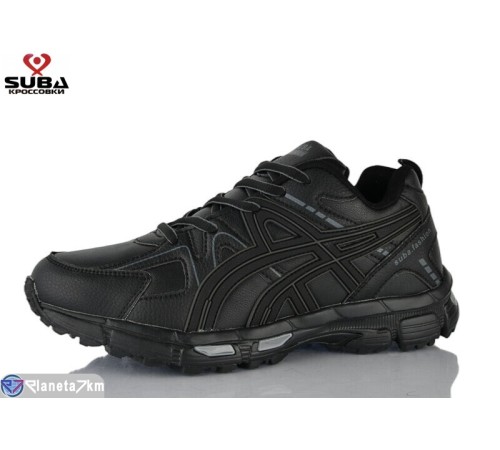 Кросівки чоловічі на весну/осінь (6 пар р.41-46) чорний  "SUBA"
