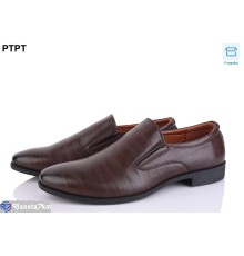 Туфлі чоловічі на весну/осінь (8 пар р.40-45) коричневий  "PTPT"