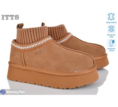 Уггі жіночі на зиму (6 пар р.36-40) коричневий  "LOTOS"