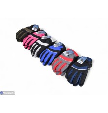 Рукавички дитячі на зиму (12 шт. р.сетка 3-5) мікс  "KaPira"