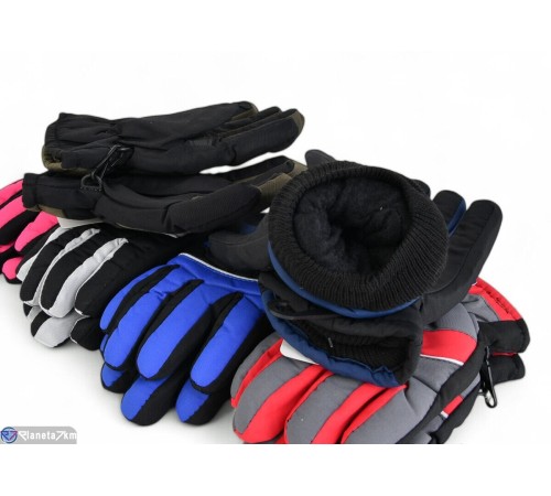 Рукавички дитячі на зиму (12 шт. р.сетка 3-5) мікс  "KaPira"