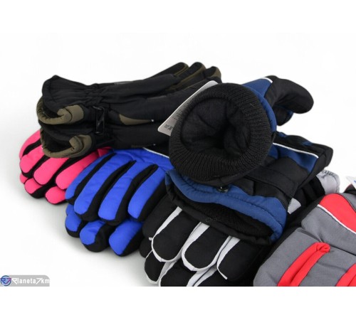 Рукавички дитячі на зиму (12 шт. р.сетка 6-8) мікс  "KaPira"