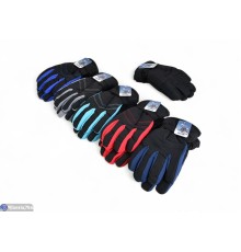 Рукавички дитячі на зиму (12 шт. р.сетка 8-10) мікс  "KaPira"