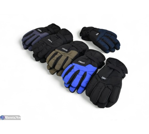 Рукавички дитячі на зиму (12 шт. р.сетка 8-10) мікс  "KaPira"