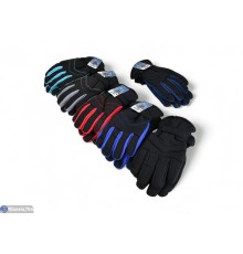 Рукавички дитячі на зиму (12 шт. р.сетка 11-13) мікс  "KaPira"