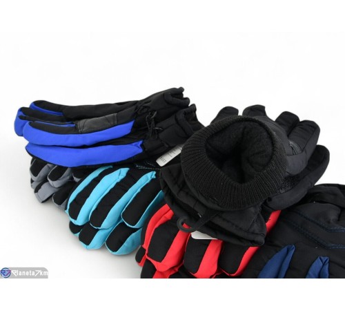 Рукавички дитячі на зиму (12 шт. р.сетка 11-13) мікс  "KaPira"