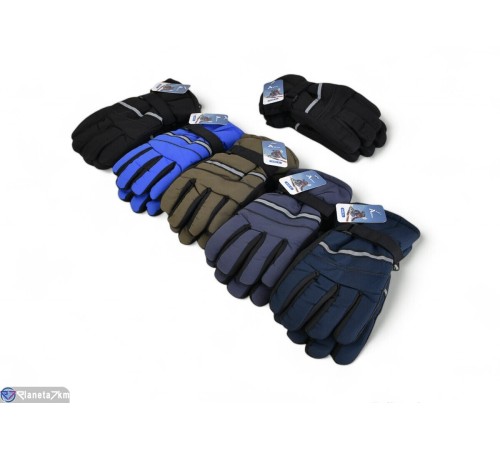 Рукавички дитячі на зиму (12 шт. р.сетка 11-13) мікс  "KaPira"