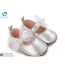 Пінетки дитячі на весну/осінь (6 пар р.11-13) срібний  "Comfort-baby"