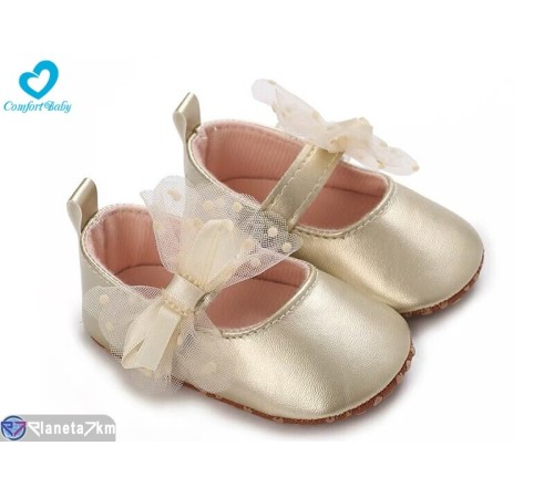 Пінетки дитячі на весну/осінь (6 пар р.11-13) золотий  "Comfort-baby"