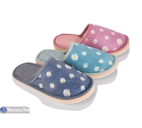 Тапки жіночі на весну/осінь (12 пар р.36-41) мікс  "Lexi"