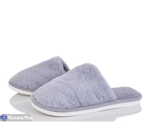Тапки жіночі на весну/осінь (6 пар р.36-41) сірий  "INPIRE"