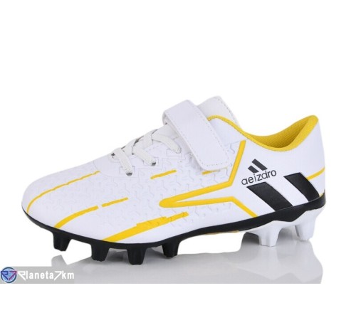 Футбольне взуття дитяче на весну/осінь (12 пар р.31-36) білий  "HIGULA"