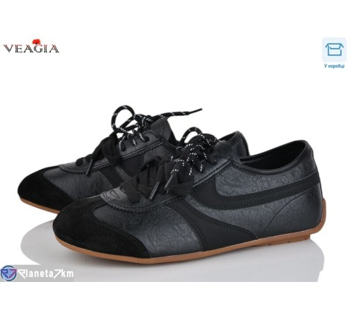 Кросівки жіночі на весну/осінь (8 пар р.36-40) чорний  "Veagia-ADA"