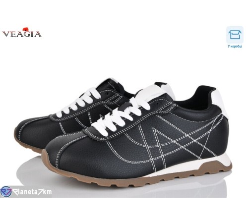 Кросівки жіночі на весну/осінь (8 пар р.36-40) чорний  "Veagia-ADA"