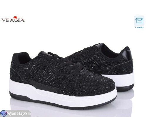 Кросівки жіночі на весну/осінь (8 пар р.36-41) чорний  "Veagia-ADA"