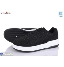 Кросівки жіночі на весну/осінь (8 пар р.36-41) чорний  "Veagia-ADA"