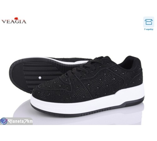 Кросівки жіночі на весну/осінь (8 пар р.36-41) чорний  "Veagia-ADA"