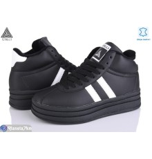 Кросівки жіночі на зиму (8 пар р.36-41) чорний  "STILLI Group"