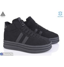 Кросівки жіночі на зиму (8 пар р.36-41) чорний  "STILLI Group"