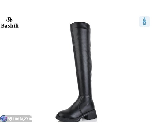 Ботфорти жіночі на зиму (6 пар р.36-40) чорний  "Башили"