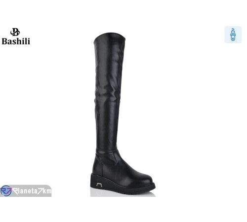 Ботфорти жіночі на зиму (6 пар р.36-40) чорний  "Башили"