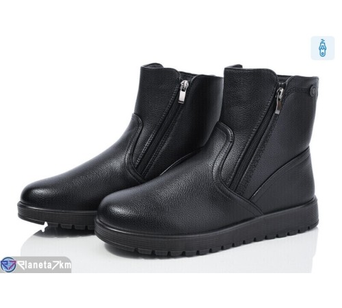 Черевики жіночі на зиму (8 пар р.40-43) чорний  "Asito"