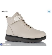 Черевики жіночі на зиму (8 пар р.37-42) бежевий  "Chunsen"