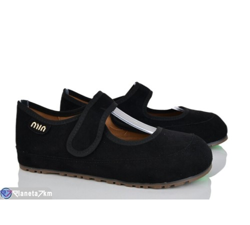 Туфлі жіночі на весну/осінь (8 пар р.36-40) чорний  "LOREDANA"