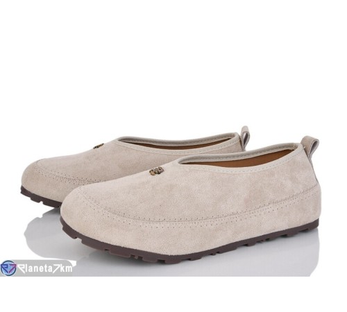 Туфлі жіночі на весну/осінь (8 пар р.36-40) сірий  "LOREDANA"