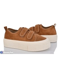 Кросівки жіночі на весну/осінь (8 пар р.36-40) коричневий  "LOREDANA"