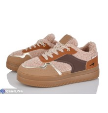 Кросівки жіночі на весну/осінь (8 пар р.36-41) коричневий  "LOREDANA"