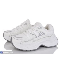 Кросівки жіночі на зиму (8 пар р.36-41) білий  "LOREDANA"