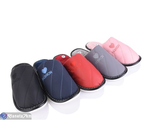 Тапки жіночі на весну/осінь (12 пар р.36-41) мікс  "LUXORIS"