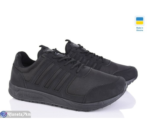 Кросівки чоловічі на весну/осінь (6 пар р.41-46) чорний  "LEOBAZA"