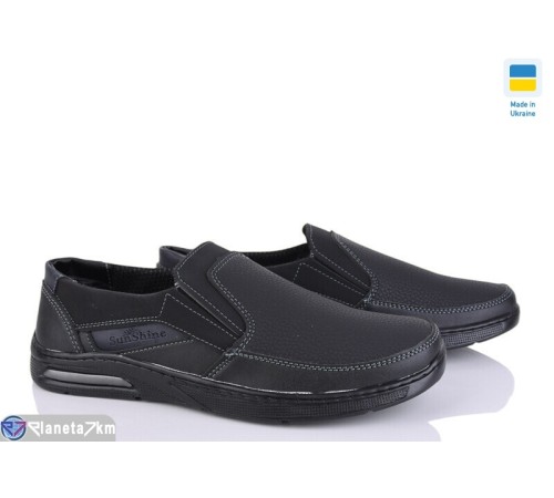 Туфлі чоловічі на весну/осінь (8 пар р.40-45) чорний  "OLLA"