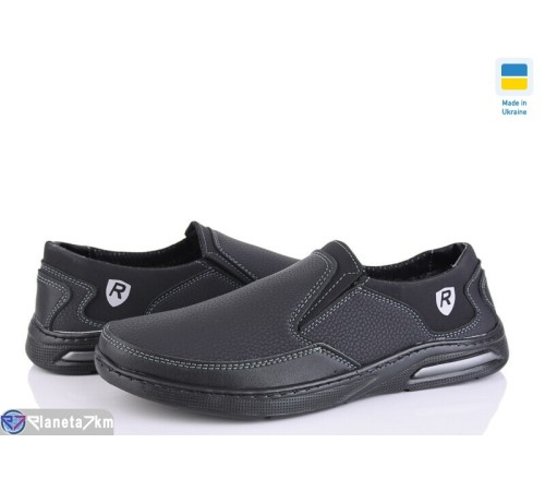 Туфлі чоловічі на весну/осінь (8 пар р.40-45) чорний  "OLLA"