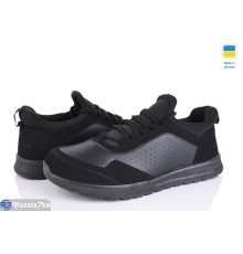 Кросівки чоловічі на весну/осінь (6 пар р.41-45) чорний  "OLLA"