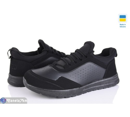 Кросівки чоловічі на весну/осінь (6 пар р.41-45) чорний  "OLLA"