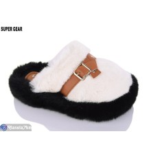 Тапки жіночі на весну/осінь (6 пар р.36-41) білий  "Super Gear"