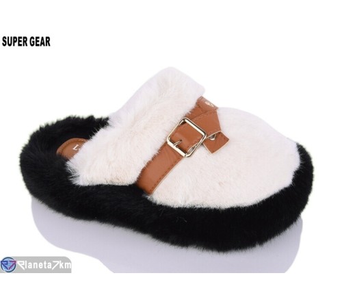 Тапки жіночі на весну/осінь (6 пар р.36-41) білий  "Super Gear"