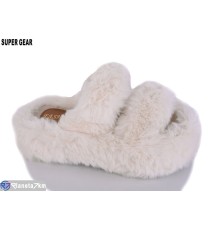 Тапки жіночі на весну/осінь (8 пар р.36-40) білий  "Super Gear"