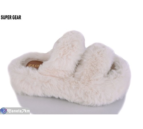 Тапки жіночі на весну/осінь (8 пар р.36-40) білий  "Super Gear"