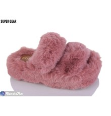 Тапки жіночі на весну/осінь (8 пар р.36-40) рожевий  "Super Gear"