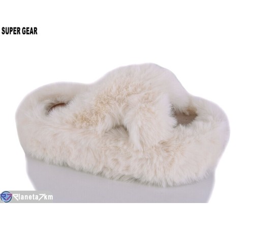 Тапки жіночі на весну/осінь (8 пар р.36-40) білий  "Super Gear"