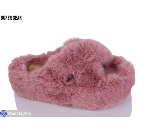 Тапки жіночі на весну/осінь (8 пар р.36-40) рожевий  "Super Gear"