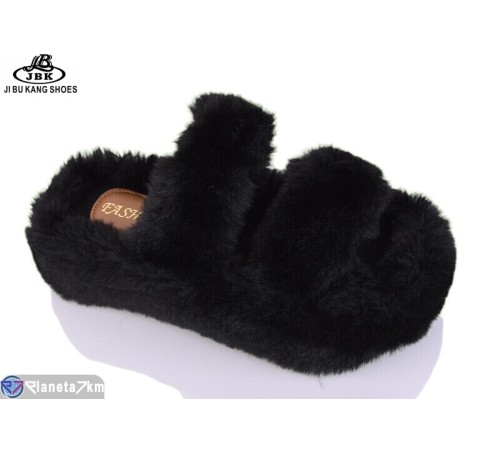 Тапки жіночі на весну/осінь (8 пар р.36-40) чорний  "Jibukang"