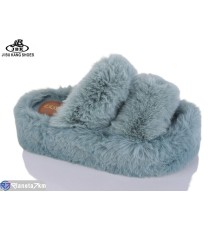 Тапки жіночі на весну/осінь (8 пар р.36-40) зелений  "Jibukang"