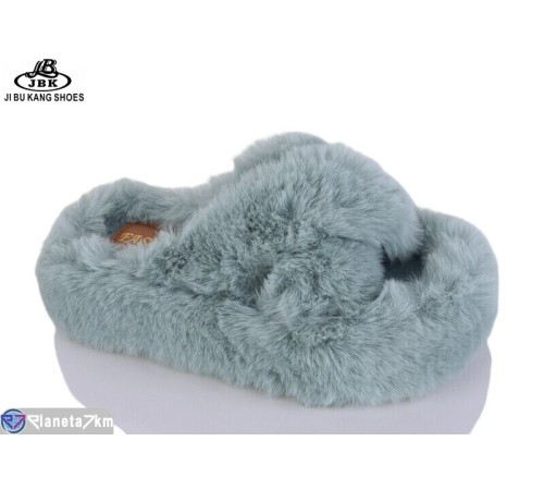 Тапки жіночі на весну/осінь (8 пар р.36-40) зелений  "Jibukang"